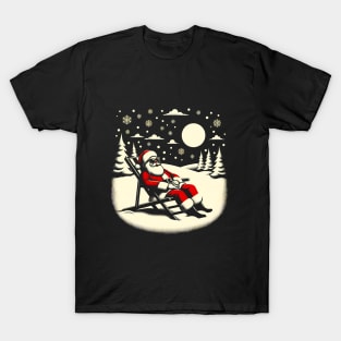 Santa's Beach Chillout: Christmas Relaxation Shirt T-Shirt